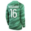 Camiseta de fútbol Portero Manga Larga Paris Saint-Germain 2023-24 Sergio Rico 16 Primera Equipación - Hombre